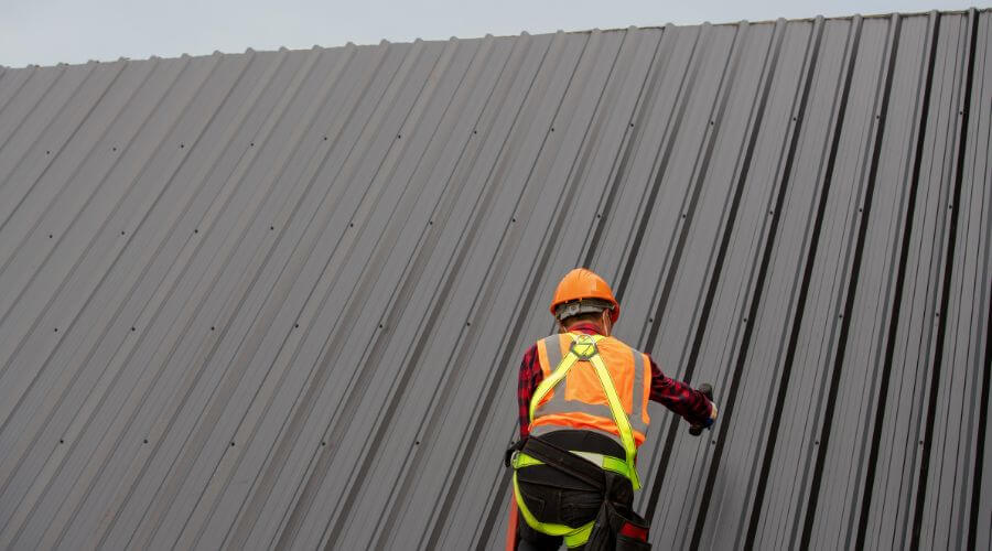 Professional metal roof installation services in Mark Center, OH